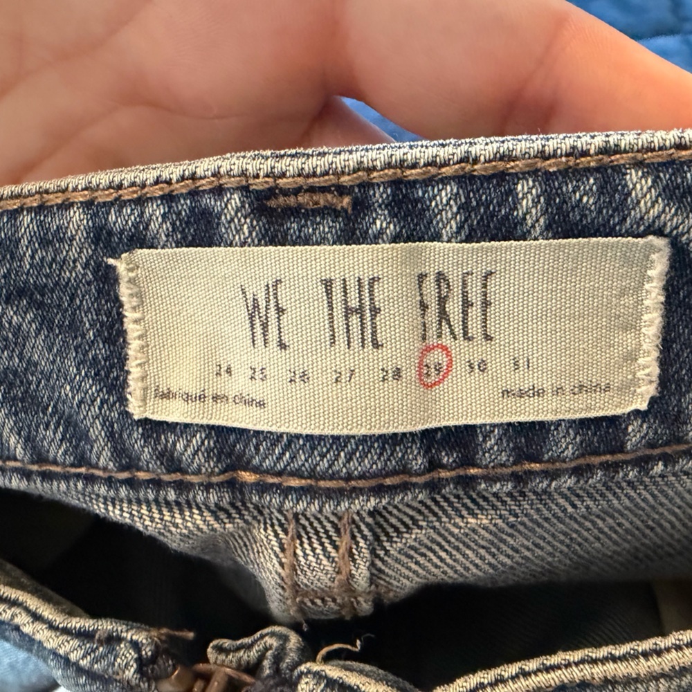 WE THE FREE x Free People Denim Women's Skirt Size 29 - Picture 5 of 5